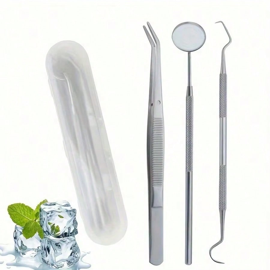 Teeth Whitening Kit - 전문용 스테인리스 스틸 치과 위생 세트,