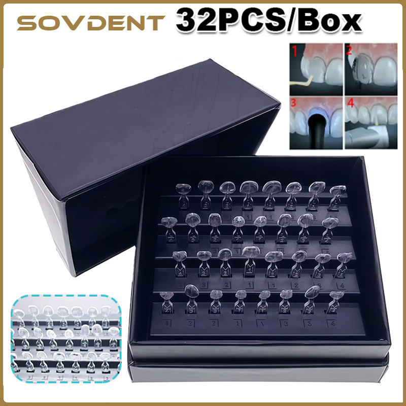 Teeth Whitening Moulds - 치아 라미네이트 몰드 키트 32개/세트, 복합