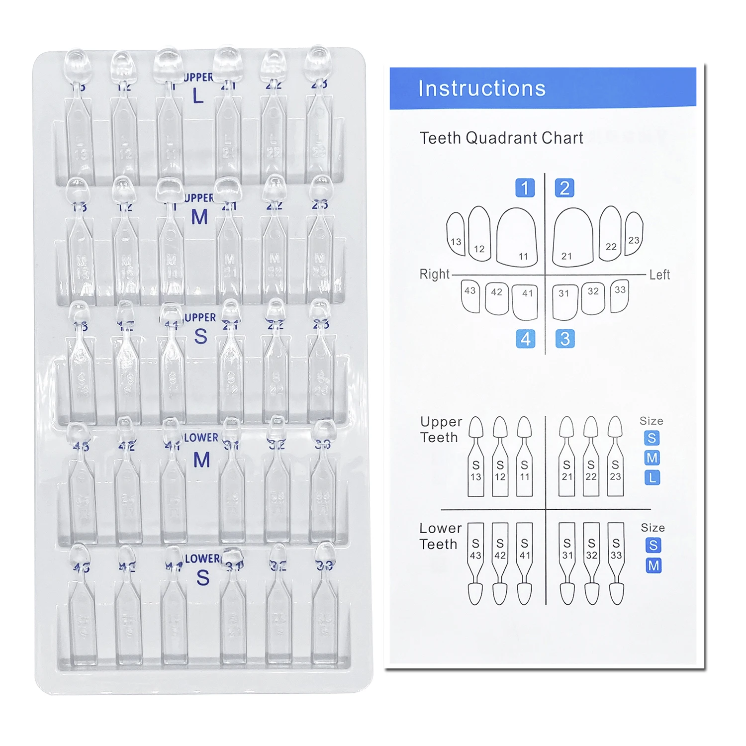 32 개/대 치과 베니어 금형 키트 복합 수지 금형 광 - Teeth Whitening Kit 리뷰 및 가격
