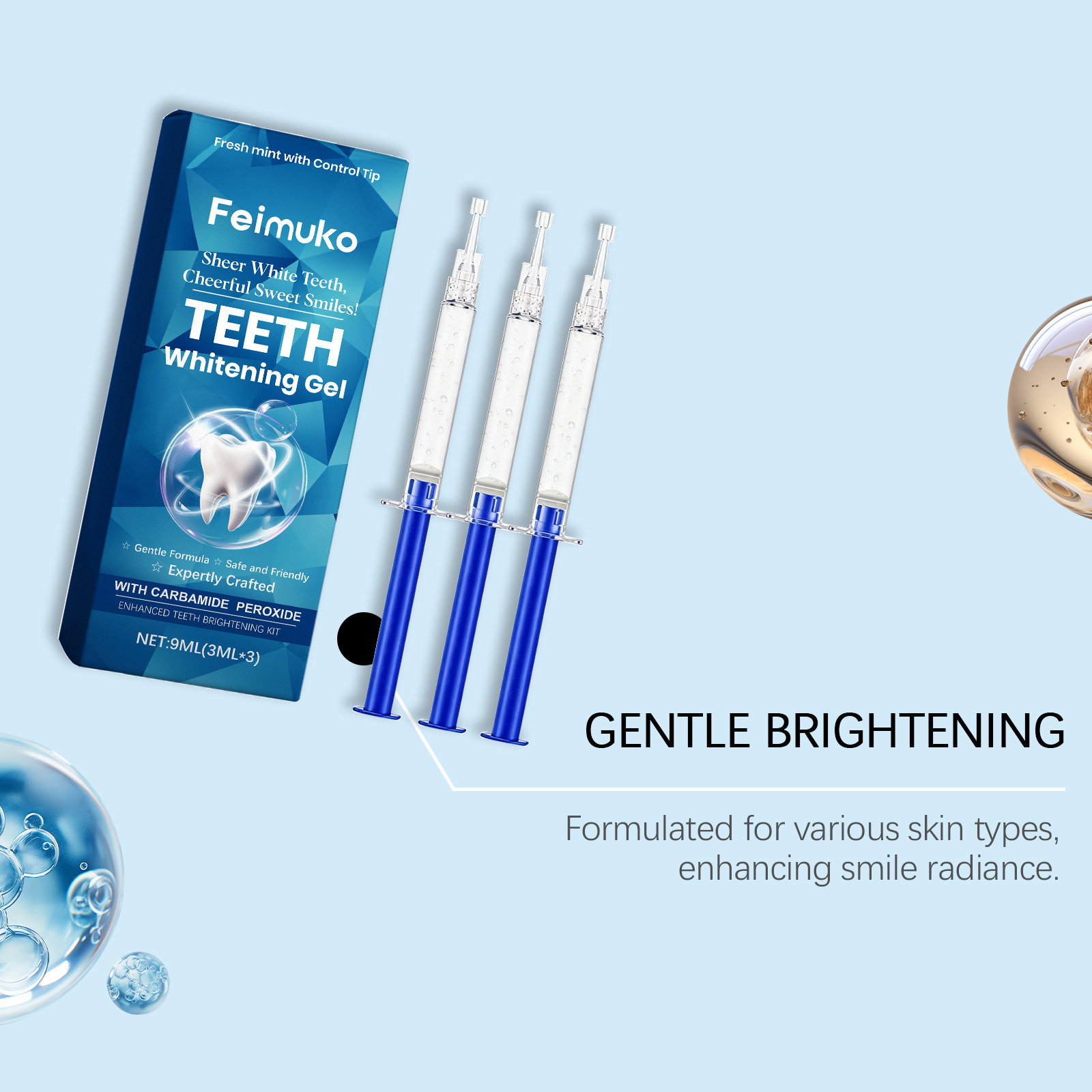 페이무코 치아 미백 젤 3개 세트, 상쾌한 민트 향,  - Teeth Whitening Kit 리뷰 및 가격