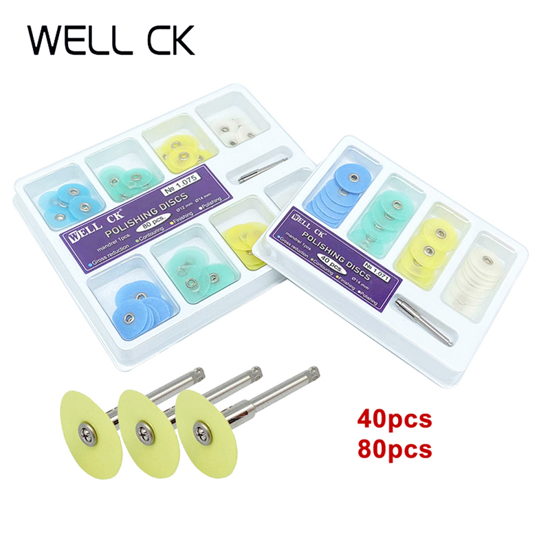 WELL CK 40/80Pcs 치과 연마 디스크 총 감 - Teeth Whitening Kit 리뷰 및 가격