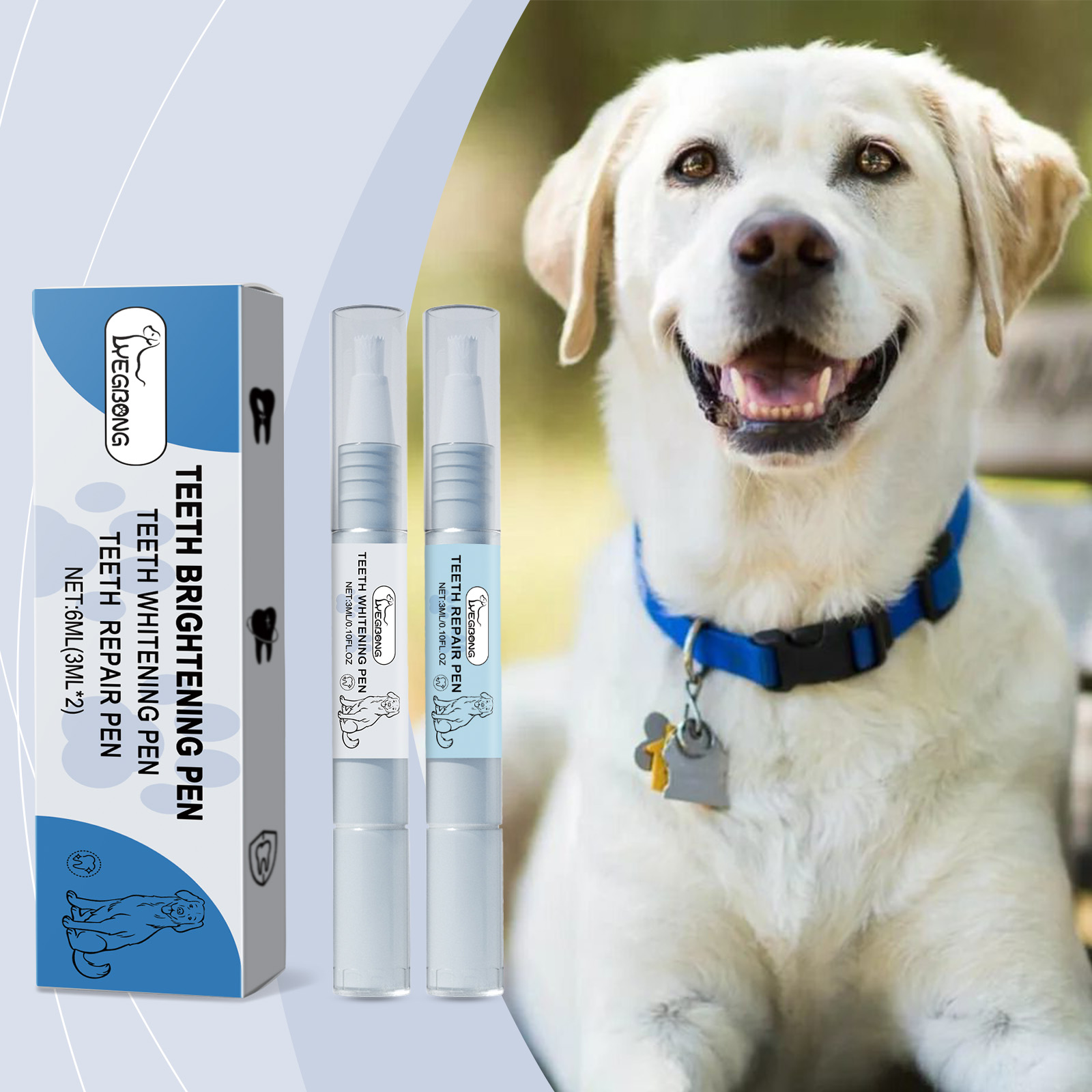 강아지와 고양이용 반려동물 치아 미백 펜 세트, 치석  - Teeth Whitening Pens 리뷰 및 가격