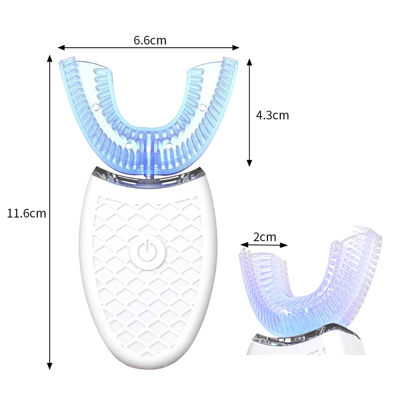 부드러운 강모 U 모양 스마트 치아 미백 방수 전문 충 - Teeth Whitening Kit 리뷰 및 가격
