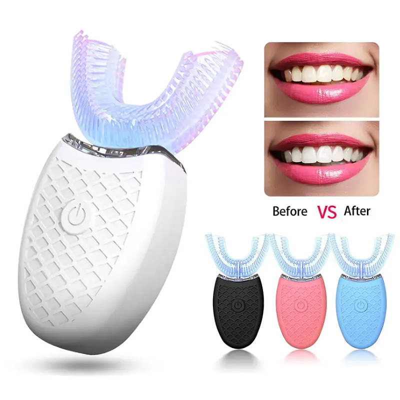 부드러운 강모 U 모양 스마트 치아 미백 방수 전문 충 - Teeth Whitening Kit 리뷰 및 가격
