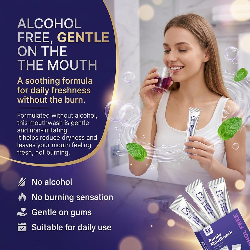 보라색 구강 청결제, 치아 세정, 구강 세정, 매일 사 - Teeth Whitening Mouthwash 리뷰 및 가격