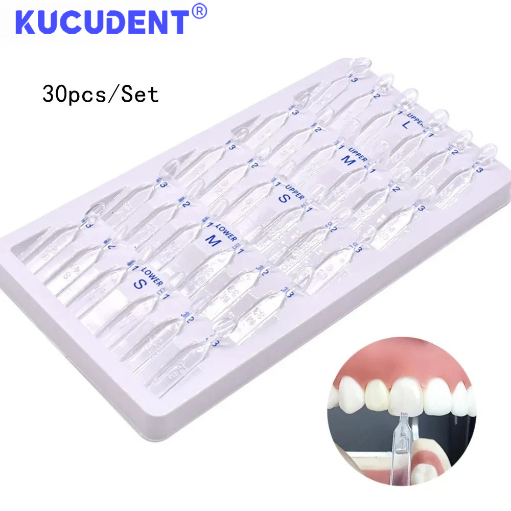 30개/세트 치과용 베니어 몰드, 앞니용, 복합 레진  - Teeth Whitening Moulds 리뷰 및 가격
