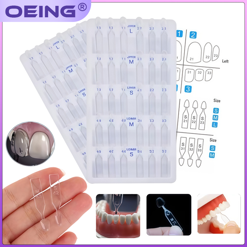 1세트 치과용 베니어 몰드 키트 복합 레진 몰드 앞치아 - Teeth Whitening Moulds 리뷰 및 가격