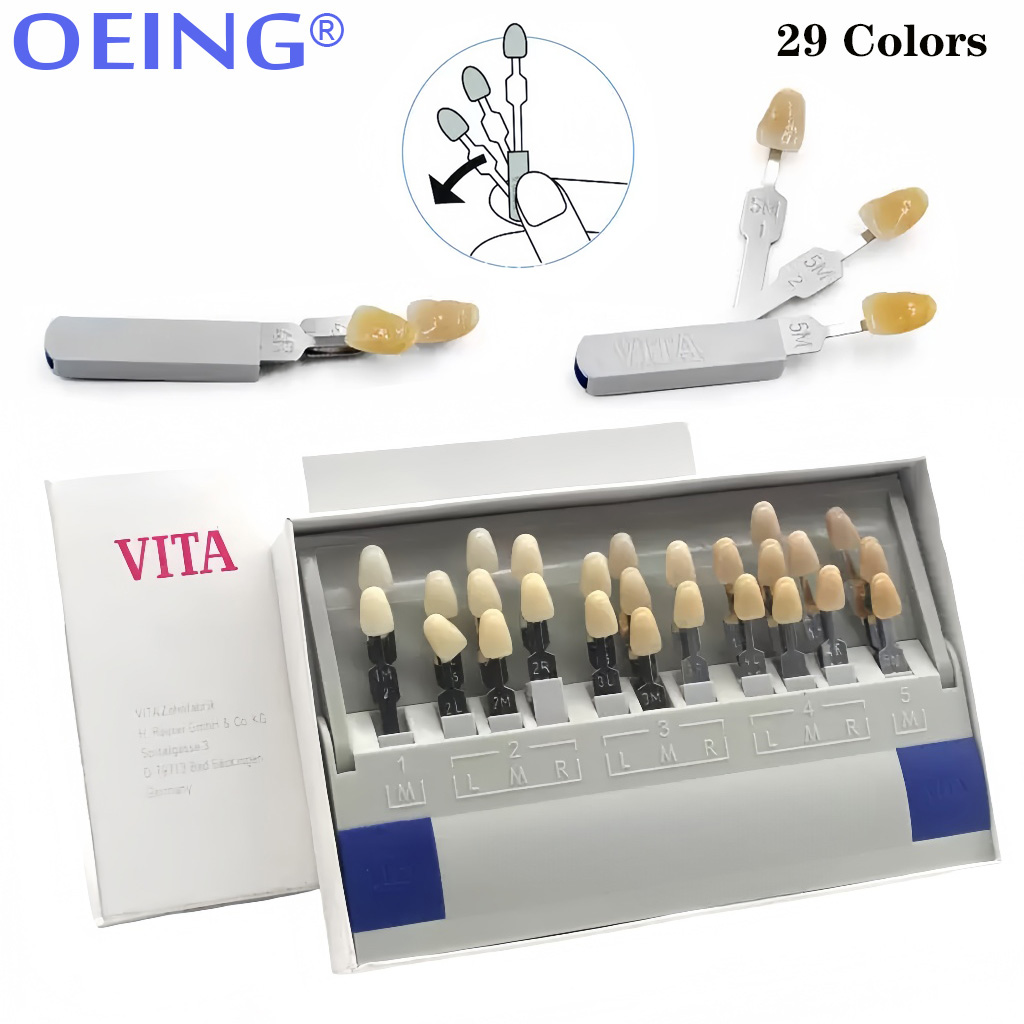 29/16 색상 치아 색상표 세라믹 비타판 치아 모델  - Teeth Whitening Kit 리뷰 및 가격